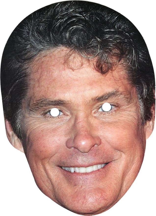 Mask-Arade David Hasselhoff Offizielles Star-Face-Maske: Amazon.de ...