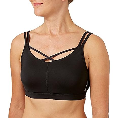 strappy front sports bra