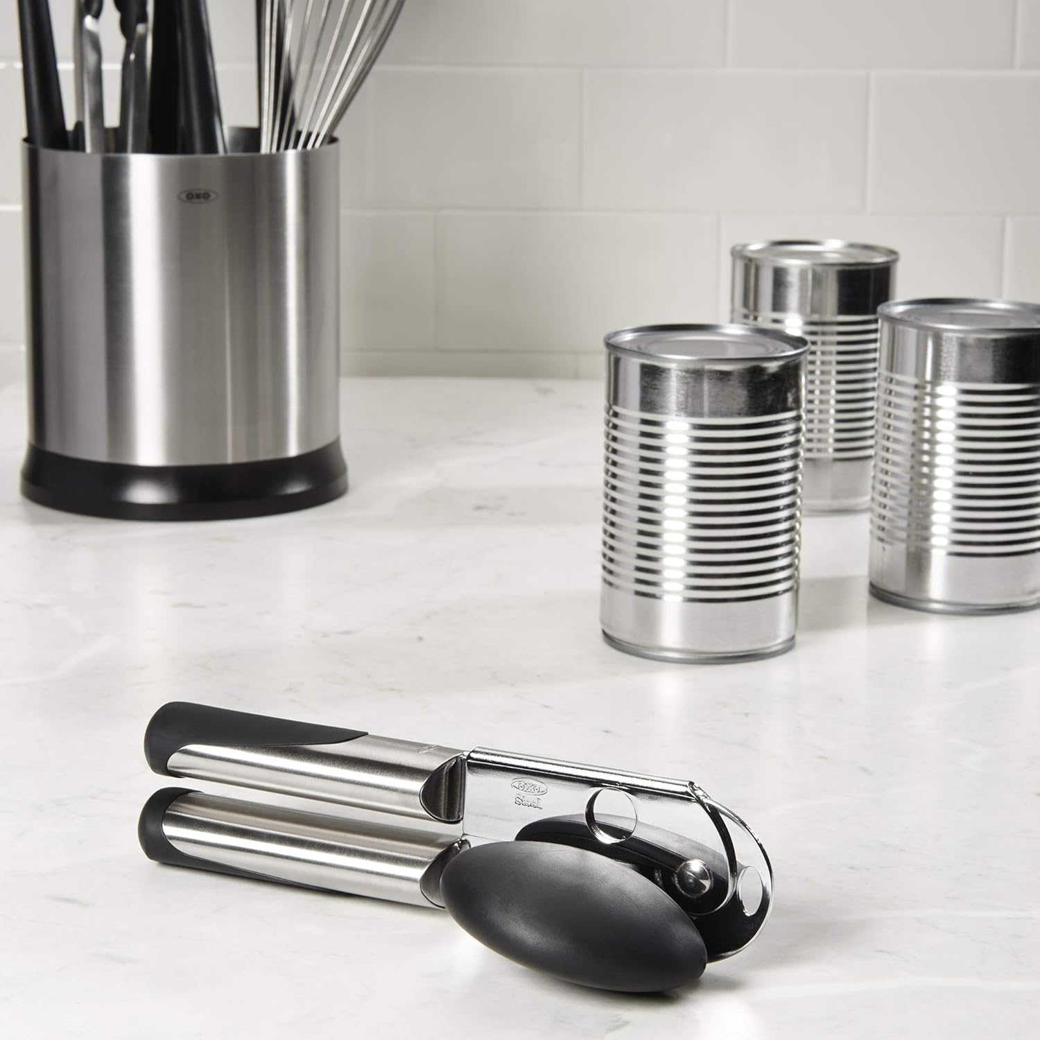 OXO SteeL Can Opener,Silver: Kitchen & Dining
