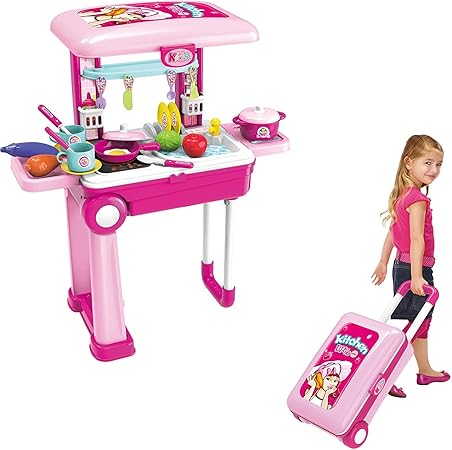trolley kitchen set toy