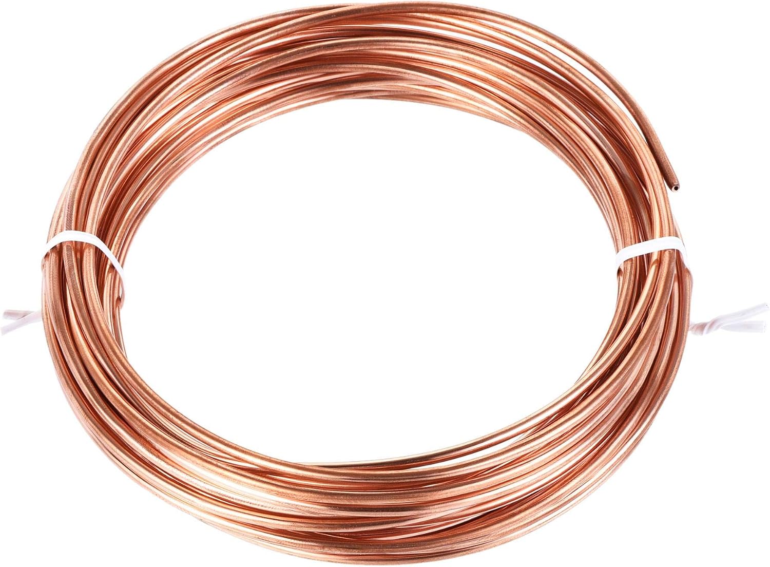 sourcing map Refrigeration Tubing 2.5mm OD x 1.5mm ID x 24.5Ft Length Copper Tubing Coil