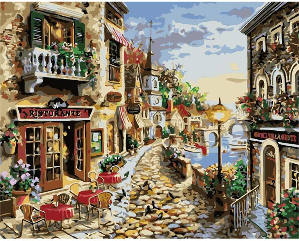 Paint by Numbers Canvas for Oil Painting Pre Printed Canvas DIY Kits