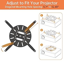 JOY worker Universal Projector Ceiling Mount Wall