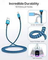 Aioneus iPhone Charger Cable 3Pack 3FT MFi Certified Fast Charge Lightning view 6