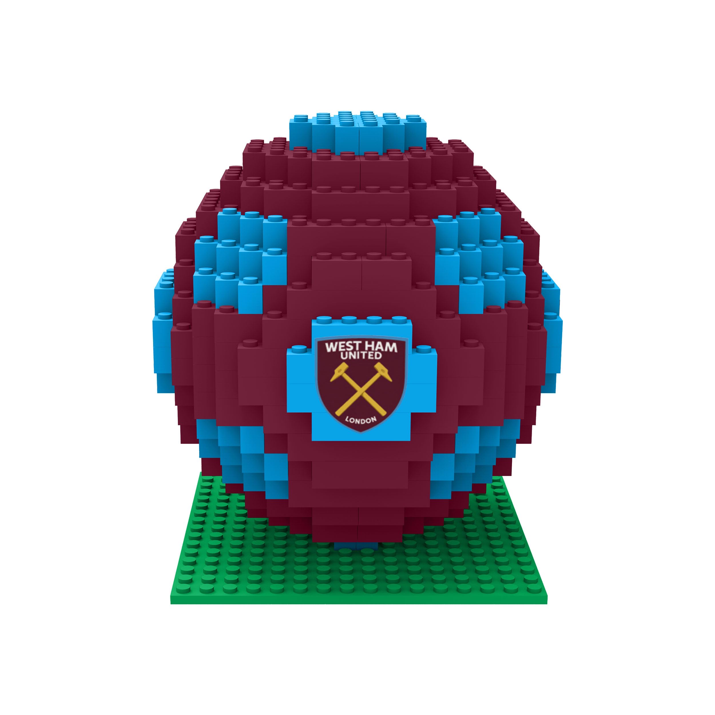 FOCO Officially Licensed West Ham United FC BRXLZ XL Football 3D Bricks Construction Toy Model