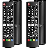 (Pack of 2) Universal Remote for LG Smart TV, Compatible with All LG TV Remote Control LCD LED OLED UHD HDTV 3D 4K Smart TV Models, Replacement Remote with Netflix Amazon Shortcuts Key