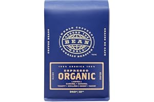 Bean Around The World Coffees Organic Espresso Coffee, 340g, 12 oz.