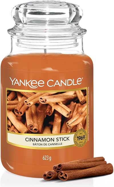 Yankee Candle Cinnamon Stick Large Jar Candle 150 Hours Burn Time
