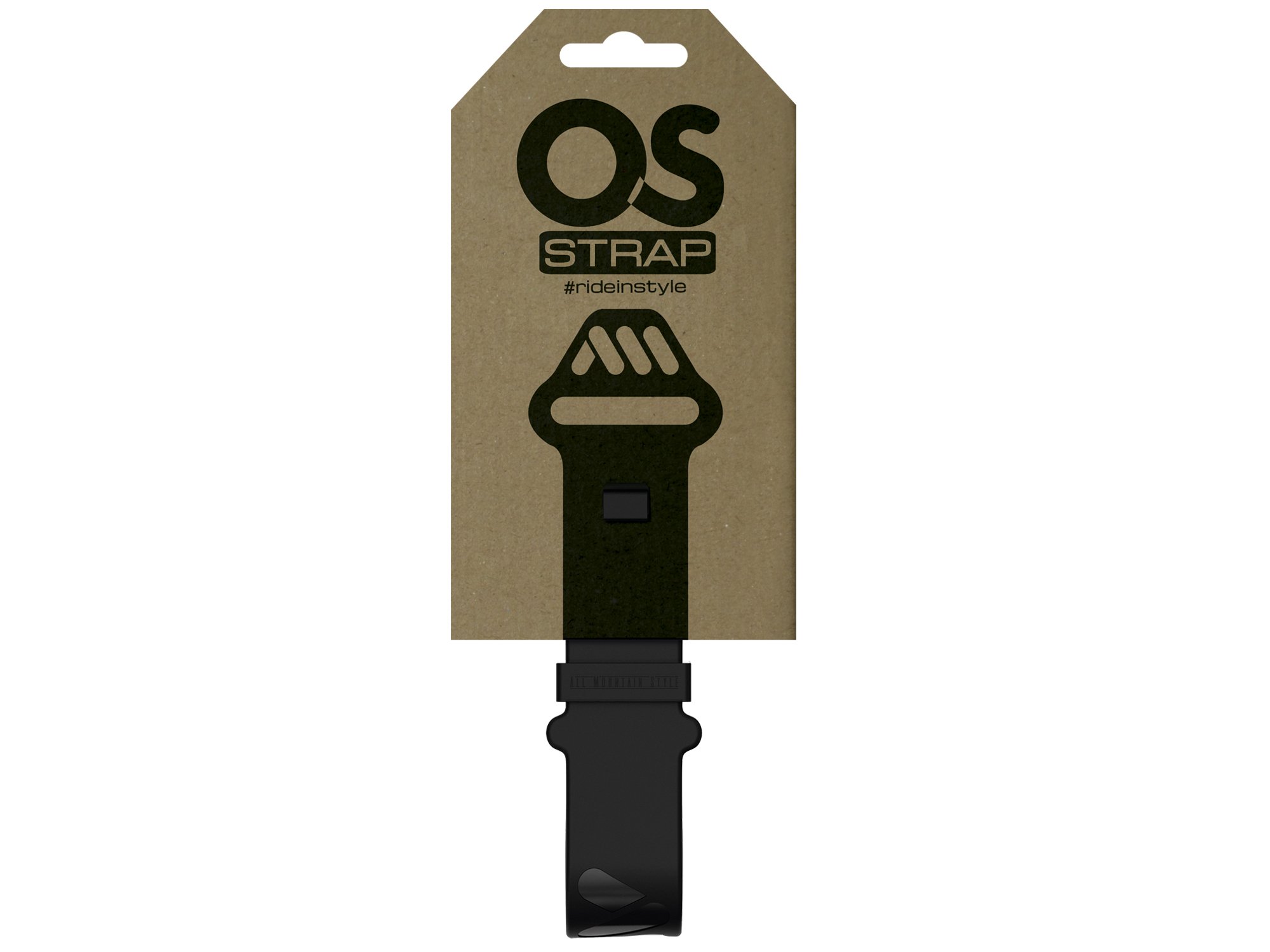 All Mountain Style AMSST135BK OS Strap to hold bike camera – For those Oh Shit! Moments when you flat, Black, M
