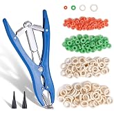 ZHEQOGZH Livestock Castration Bander with 4 Sizes of Castrator Rings | for Goats Lambs Sheeps and Calves, Balloon Expander Pliers Tool