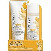 The Honest Company Shampoo Body Wash &amp; Lotion, Citrus Vanilla Refresh | Shampoo, Body Wash &amp; Lotion Duo, Citrus Vanilla Refresh, 18.5 Fl Oz. Naturally Derived, For Baby's Sensitive Skin.