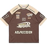 Aelfric Eden 90s Oversized T Shirts Unisex Graphic Jersey Printed Casual Tees Streetwear Vintage Summer Top Tshirt