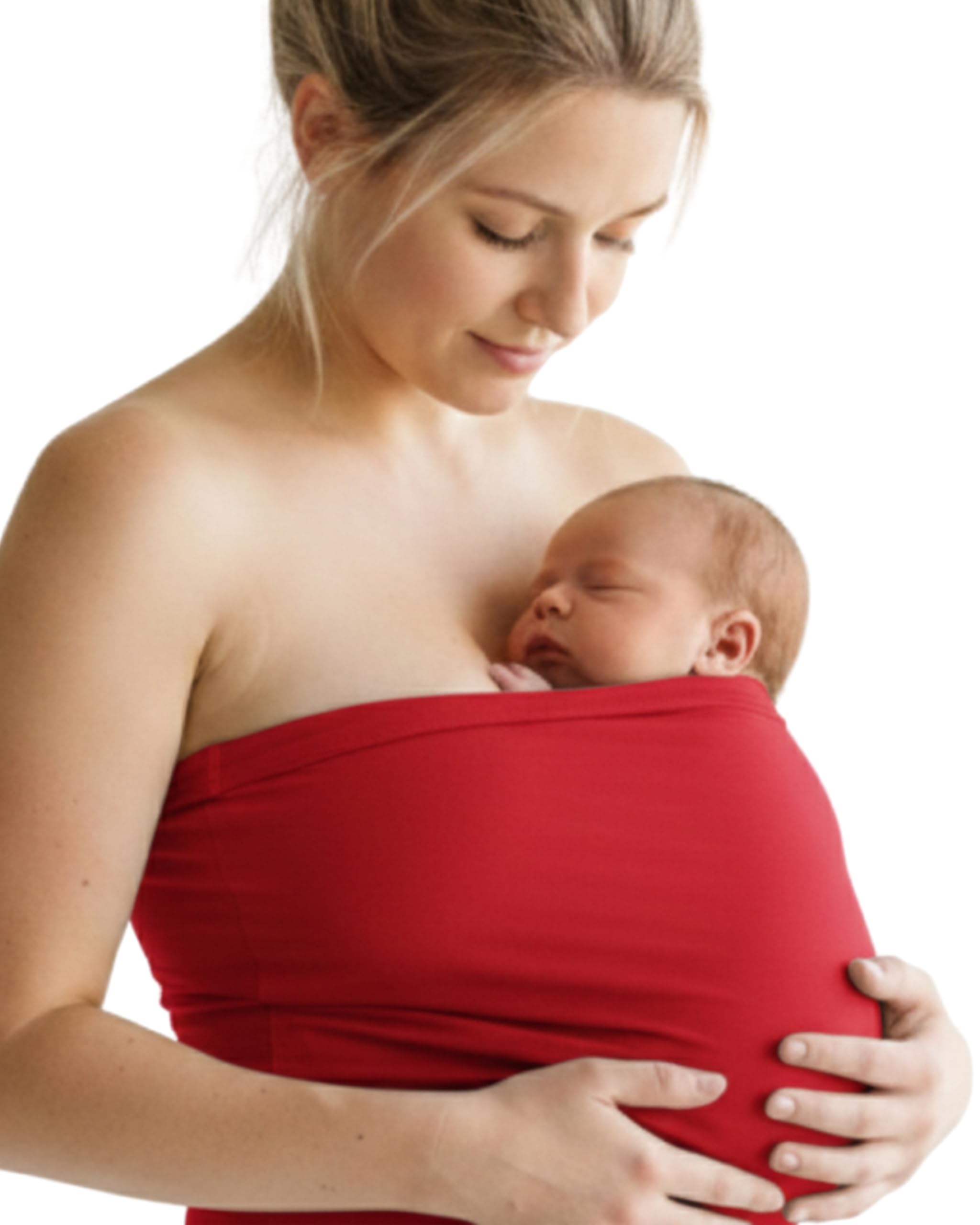 Hoppediz Baby Bonding Top | Sectio Top | Kangaroo Aid | Organic Quality, S, Red