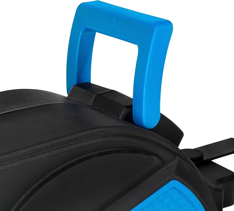 Automatikschlauchtrommel 15 m (12 bar, 180° schwenkbar, Druckluftschlauch Ø 16/9 mm hochflexibel, abriebfest, überfahrbar, chemikalien- und temperaturbeständig, Automatikeinzug, Wandhalterung)