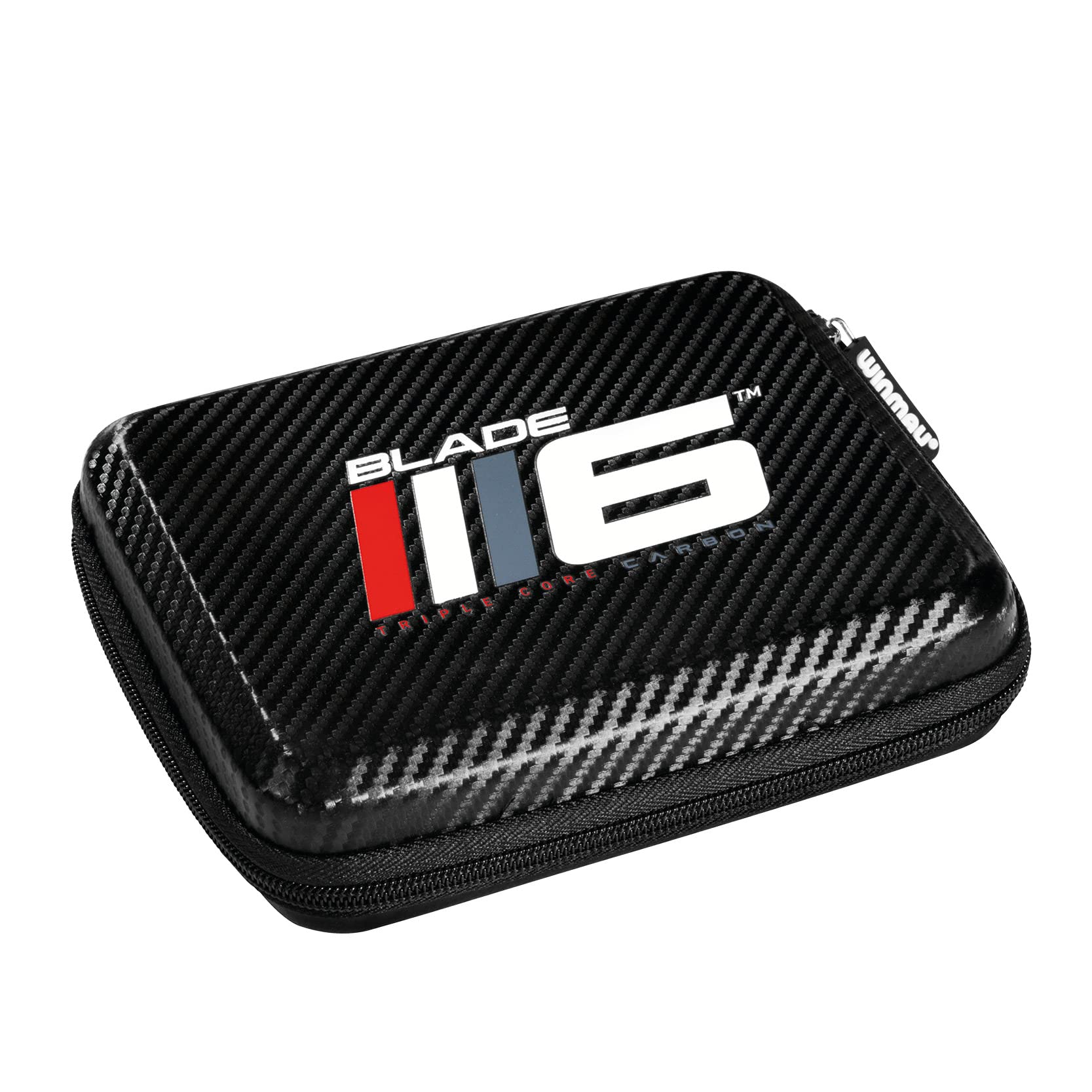 WINMAU Blade 6 XL Dart Case – Holds 2 Sets of Fully Assembled Darts | 10 Compartments | Durable Hard Shell | Stylish Tournament-Tested Dart Storage | Darts Accessories Case