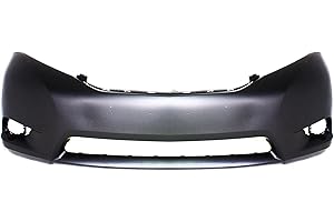 Evan Fischer Front Bumper Cover Compatible with 2011-2017 Toyota Sienna Primed - CAPA