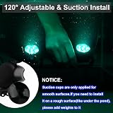 NATPOW RGB Underwater Pond Lights 6 LEDs IP68 5V Submersible w/ APP Remote view 7