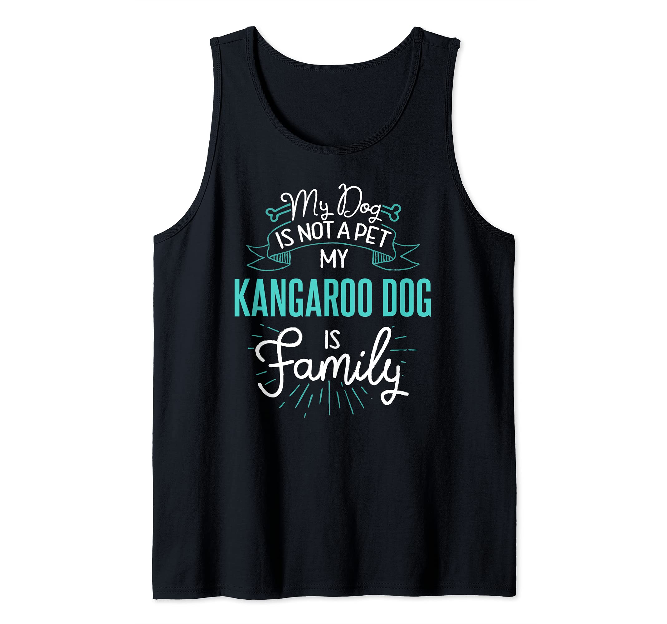Cute Kangaroo Dog Design Family Dog Giftn Tank Top