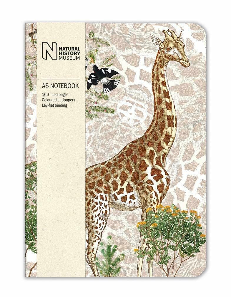 Natural History Museum Giraffe A5 Notebook — image 1