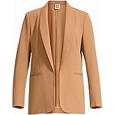 Anne Klein Womens Stretch Shawl Collar One Button Blazer