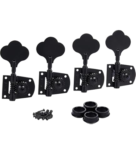Aazon.co: Guyker Bass Achine Head (4 For Right) - 1:20 Ratio Open Gear Tuners Tuning Key Pegs