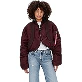 Alpha Industries Women's Ma-1 Knit Rib Flight Jacket