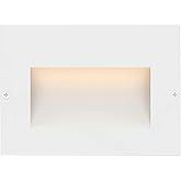 Hinkley Taper Horizontal 12v LED Step Light, Integrated 1.9W 2700K LED, Aluminum, Safe for Wet Conditions, ADA Compliant, for