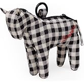 BAGGU Horse Charm - Black &amp; White Gingham