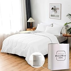 KeoWin Comforter Set Queen Size Bed 3 Piece