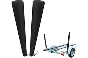DECOHS Boat Trailer Guide Pole Pad and Cover- Neoprene Boat Trailer Guide Protective Cover- Heavy Duty Marine Trailer Guide P