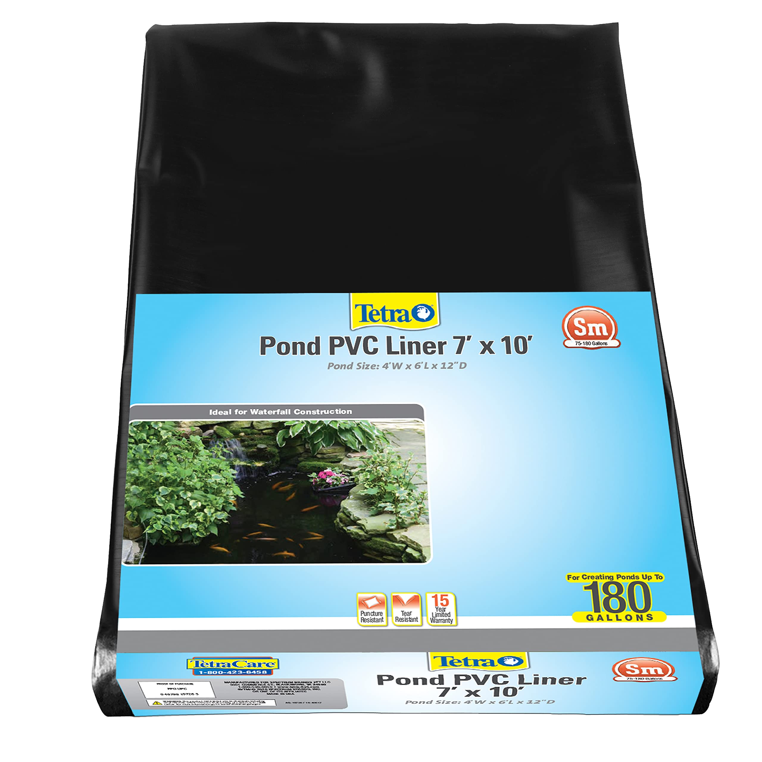 TetraPond 19726 Pond PVC Liner, 7 by 10-Inch