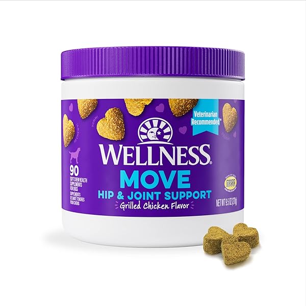 WELLNESS GRILLED CHICKEN FLAVORED SOFT CHEWS HIP &...