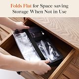 Lifewit 4 Pack Clear Plastic Storage Bags 75L Foldable Wardrobe Organizer view 7