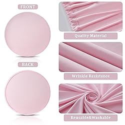 Outpain 7.2FT Baby Pink Round Arch Backdrop Cover