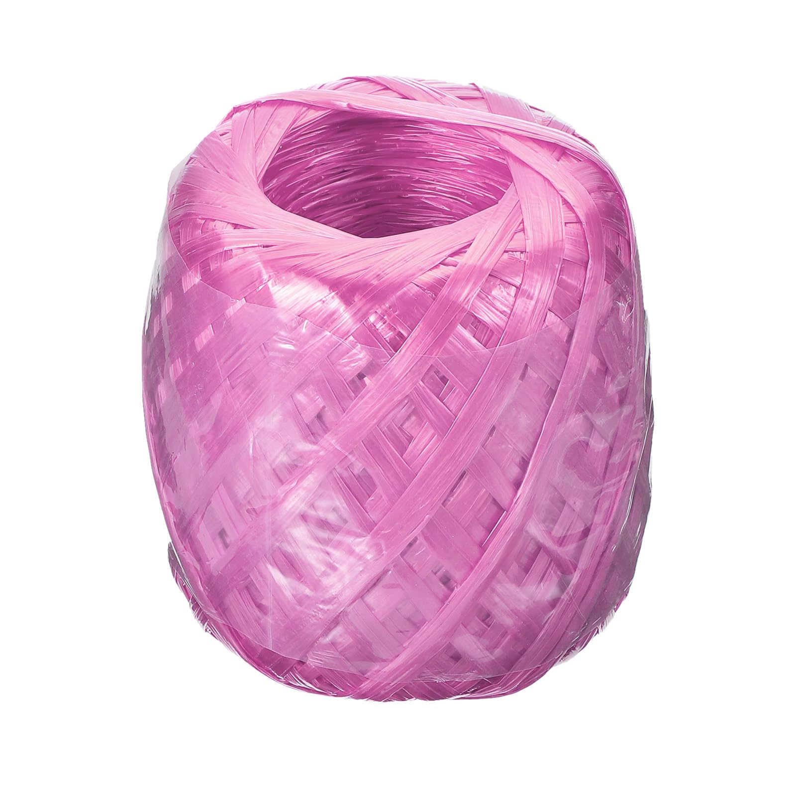 PATIKIL 125m/410Ft Polyester Nylon Plastic Rope, Twine Household Bundles Ropes Roll for Gardening Packing Crafting DIY, Pink