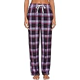 Kabento Womens Pajama Pants Plaid Sleep Lounge Pj Bottoms With Pockets