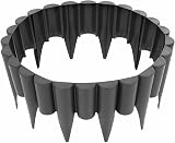 SolaDirect Grey Lawn Edging Palisade 2.5m Ground Stakes UV 80°C view 4