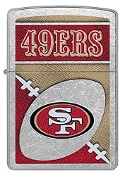 Zippo NFL San Francisco 49ers Street Chrome Pocket