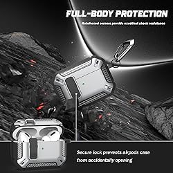 RFUNGUANGO for AirPods Pro Case Cover with Cleaner