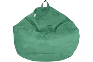 Delmach Bean Bag Stuffed Animal Storage Or Cover | No Filler | Extra Large | for Adults Or Kids | Double Stitched | Durable Zipper | Premium Microsuede