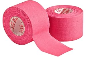MUELLER Sports Medicine MTape Rolls, Quality Athletic Tape, Easy to Tear for Fast & Effective Taping, 1.5" x 10 Yards Per Roll, 2 Rolls