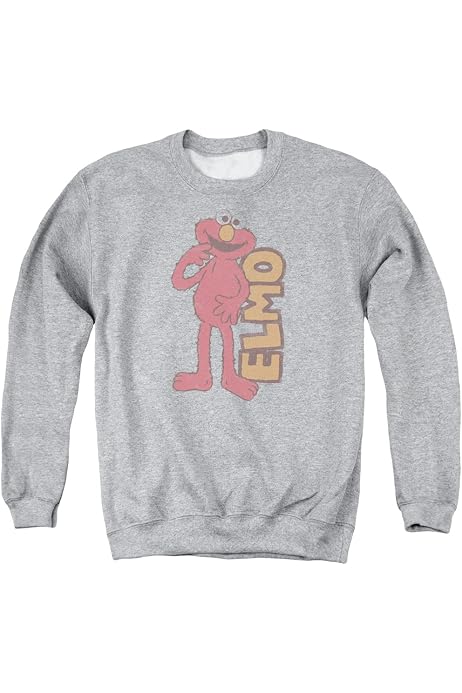 Amazon.com: Sesame Street Colorful Group Unisex Adult Crewneck Sweatshirt  for Men and Women, Small Athletic Heather : Clothing, Shoes u0026 Jewelry