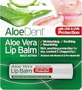 Aloe Dent Aloe Vera Lip Balm Natural Vegetarian Cruelty Free UVA UVB Protection view 1