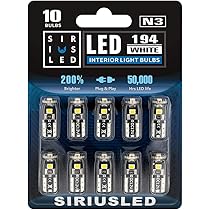 thumbnail interactive-video image 1 of Stymart Extremely Bright Wedge T10 168 194 LED Bulbs For Car Interior Dome Map Door License Plate Light, Trunk Light, Super Bright Gold(Pack Of 10 1 of 10