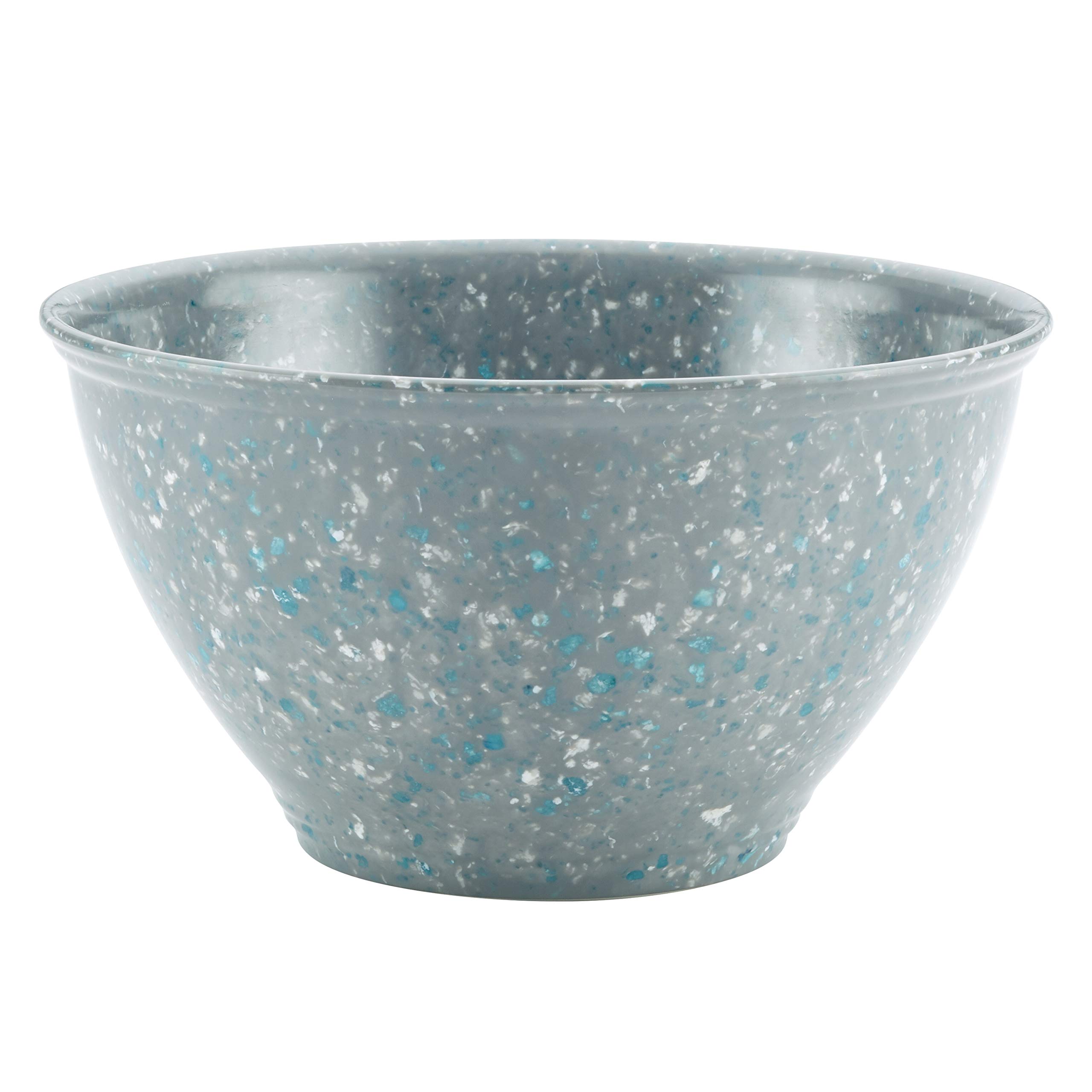 Rachael Ray Accessories Kitchen Pantryware Multi Purpose/Salad Serveware/Melamine Garbage Bowl, 4 Liters, Sea Salt Gray