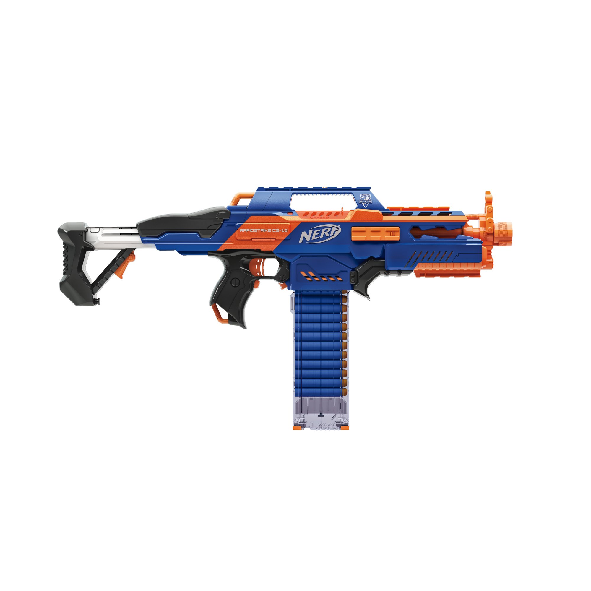 Photo 1 of **MISSING FOAM BULLETS** Nerf CS-18 N-Strike Elite Rapidstrike