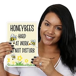 SmartSign Honeybees At Work Do Not Disturb Sign