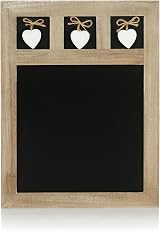 com-four Memo Board Chalk Board 40x30cm Decorative Grey Kitchen Accessory view 1