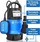FOTING 900W Submersible Water Pump with Float Switch 14000 L/H Drainage view 3