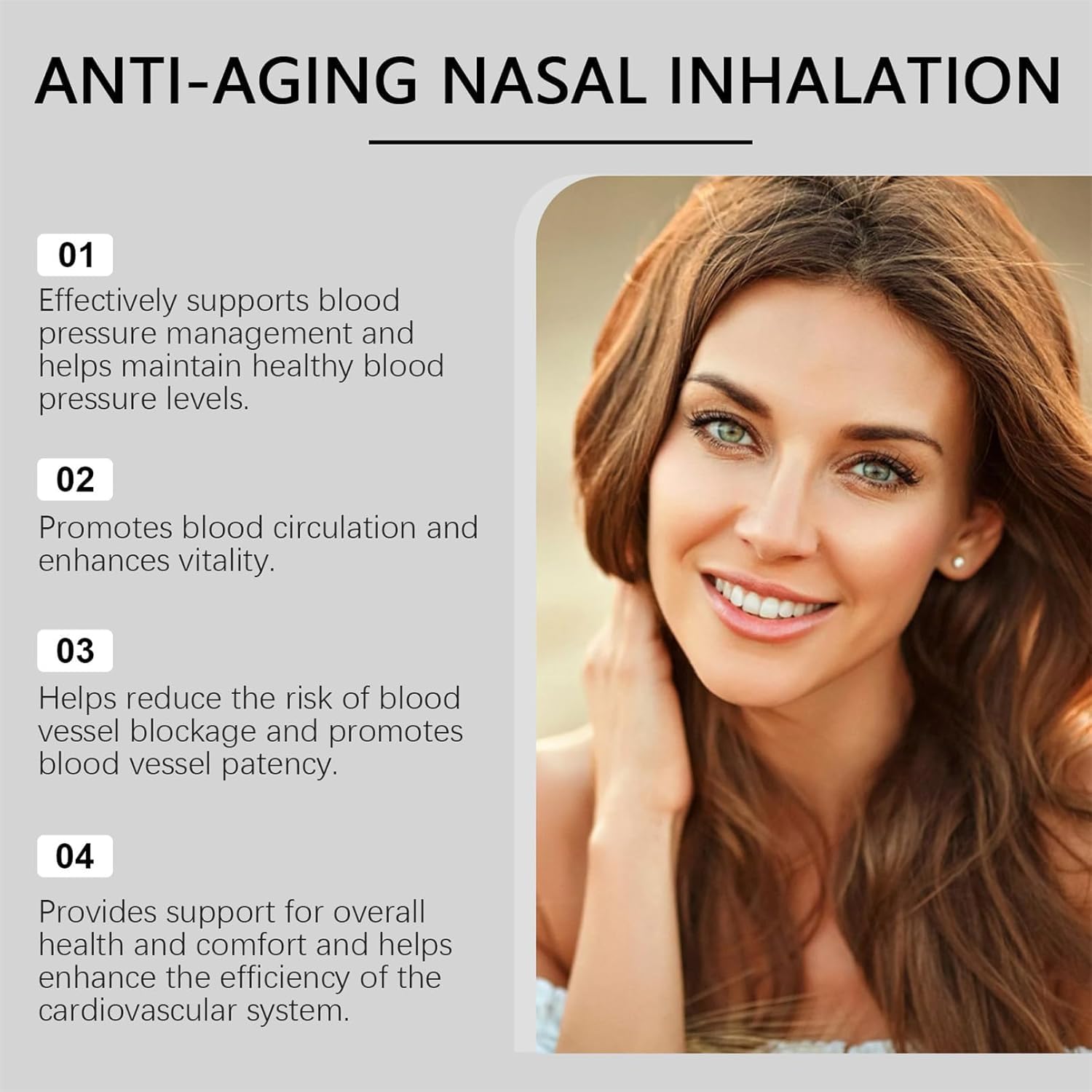 TKAART Memory Boost Inhaler for Focus & Mental Clarity - Natural Essential Oil Nasal Inhaler, Portable Anti-Aging Aromatherapy Stick for Brain Health, Concentration Support (2 Pcs)